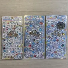あわわちゃん　プチドロップステッカー　正規品　カミオジャパン　３点セット