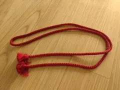 帯締め 赤 和装 着物 組み紐