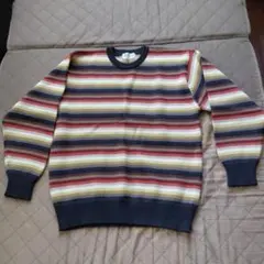 ストライプウールセーター Mサイズ