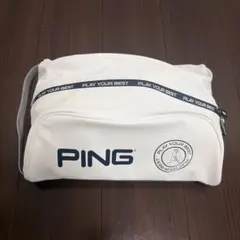 PING ソフトPUシューズケース（ホワイトカラー）のサムネイル