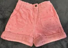 ジーユー ショート パンツ ピンク コーディロイ ピンク 140cm