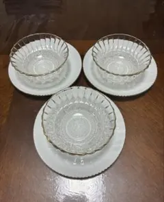 未使用　KURIYAMA Sweet Verse デザートカップとプレートセットのサムネイル