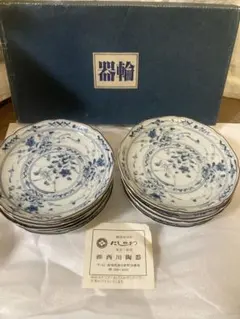 染付 花柄 小皿 10枚 セット