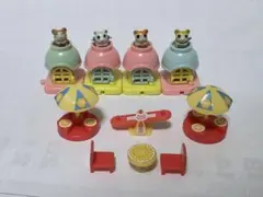 とっとこハム太郎 ミニチュア フィギュア ハウス まとめ売りのサムネイル