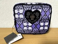 新品　ANNA SUIアナスイスクエア ポーチ　紫のサムネイル