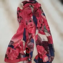 未使用 タッグ付き pierre cardin 100% シルク 絹 スカーフ