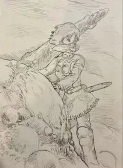 色鉛筆画♡【風の谷のナウシカ】手書きファン/アート - メルカリ
