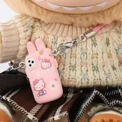 【即購入◎】LABUBU ラブブ ぬいぐるみ用 ミニバック 着せ替え キティ