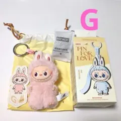 ミニラブブ　ぬいぐるみペンダント イニシャル　G PIN FOR LOVE