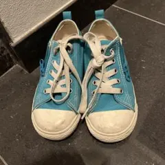 CONVERSE ALL STAR 19センチ　青スニーカー