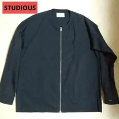 STUDIOUS ステュディオス 日本製 薄手 ジャンパー ブルゾン ジップのサムネイル
