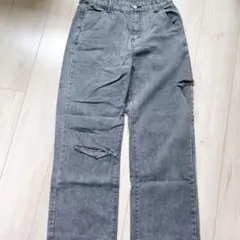 ダメージパンツ デニムパンツ ジーンズ デニム M