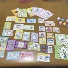 ちいかわグッズまとめ売り ポストカード、シール、カード、人形