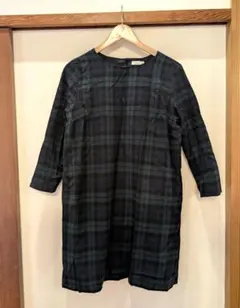 earth music&ecology チェック柄 ワンピース