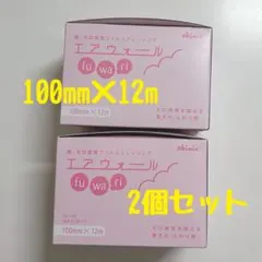 에어 월, 플러피, 100mm x 12m, 2개 세트, 스키닉스, 신제품, 미개봉