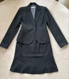 【PSFA】ネイビー ストライプ スカートスーツ