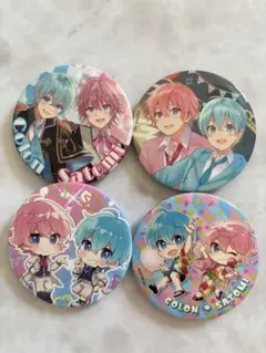 さところ 缶バッジ 4個セット