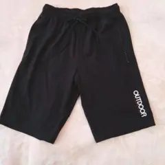 メンズ 　OUTDOOR　ブラック　ハーフパンツのサムネイル