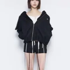 Trinite studio hoodieハート型猫プリントジップアップパーカー - メルカリ