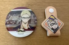 ハイキュー‼︎トレーディング缶バッジ、コードホルダー 月島蛍