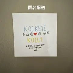 KO1KEYZファンミ プラチャ メッセージステッカー シンヘン