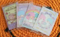 サンリオウエハース　カード　リトルツインスターズ　4枚セット