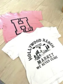 夏のお勧め！ハリウッドランチマーケットキッズ2 Tシャツ 2枚セットのサムネイル