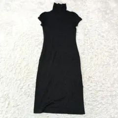 ハイネック ロングワンピース