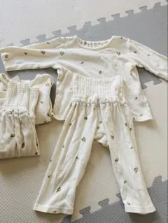 PUPPAPUPOベビーパジャマ2点セット