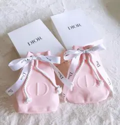 Dior ディオール　ノベルティ コスメセット　まとめ売り　ポーチ付き ディオール オファー 2024 数量限定 ノベルティ コスメ&ポーチ