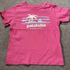 patagonia ピンク Tシャツ 12-18M