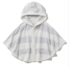 gelato pique ベビー スムーズィー2ボーダーポンチョ