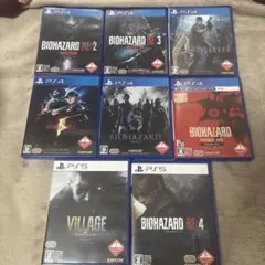 PS4.5 バイオハザードシリーズ　まとめ売り8本セット