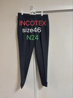 INCOTEX N24 1プリーツ size46 navy