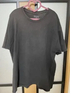 【古着】Champion ヴィンテージブラックTシャツ XXL