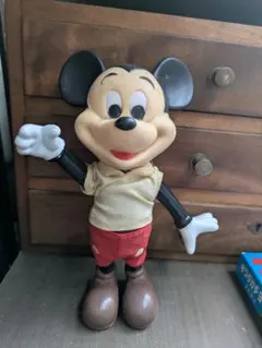 ミッキーマウス 　ディズニー　ソフビ　プラスティック