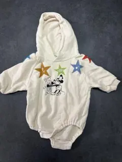 Disney baby フード付きロンパース 70