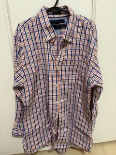TOMMY HILFIGER チェック柄長袖シャツ Mサイズ