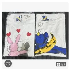 完売品　UNIQLO ユニクロ カウズ　+ ウォーホル Tシャツ　セット 160