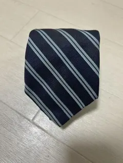 美品　ブルックスブラザーズ ネクタイ ストライプ ネイビーのサムネイル