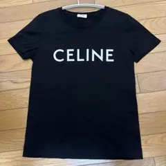 CELINE ロゴプリント 半袖Tシャツ ブラックのサムネイル
