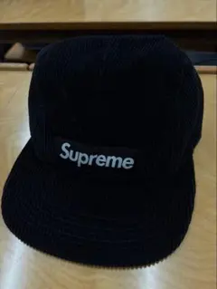Supreme コーデュロイ ブラックキャップ - メルカリ