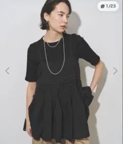 ウィムガゼットレースキャミブラック美品のサムネイル