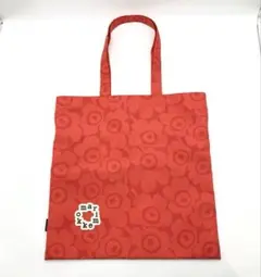 marimekko　マリメッコ　ミニウニッコ　大容量トートバッグ　ダークレッドのサムネイル