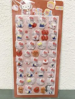 海外製 ハローキティ立体シール ぷっくりシール ぷくぷくシール