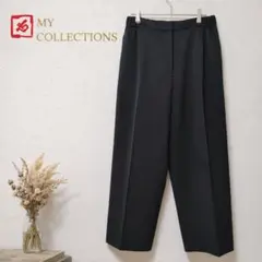 MY COLLECTIONS クロップドパンツ テーパードパンツ ブラック