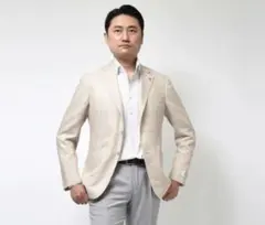 美品 定価231,000円Belvest ジャケットインザボックスシルク100%のサムネイル