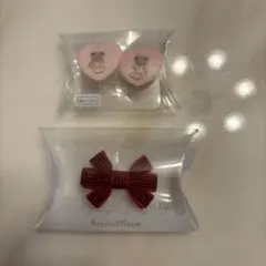 【新品未使用】familiar ベビー　髪飾り　ヘアクリップ　2個セット