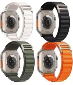 4本 コンパチブル Apple Watch ultra バンド アップルウォッチ