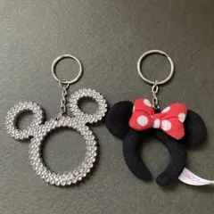 ディズニー ミッキー＆ミニー キーホルダー